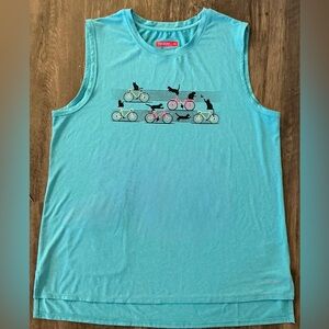 Terry Brand Sleeveless Cycling / Biking Jersey - Cats, Size XL